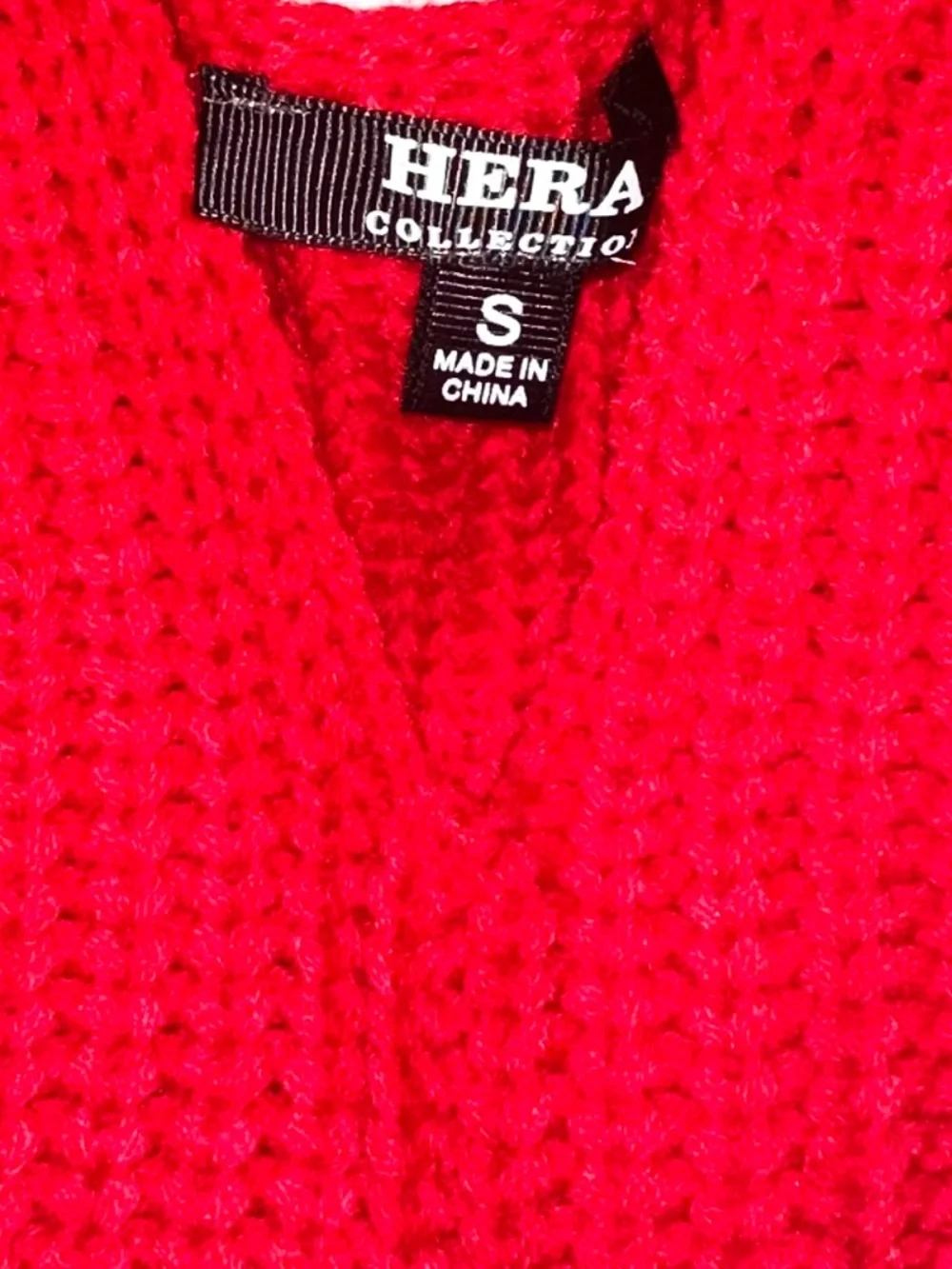 Red Knit Bolero Shrug - Picture 3 of 6